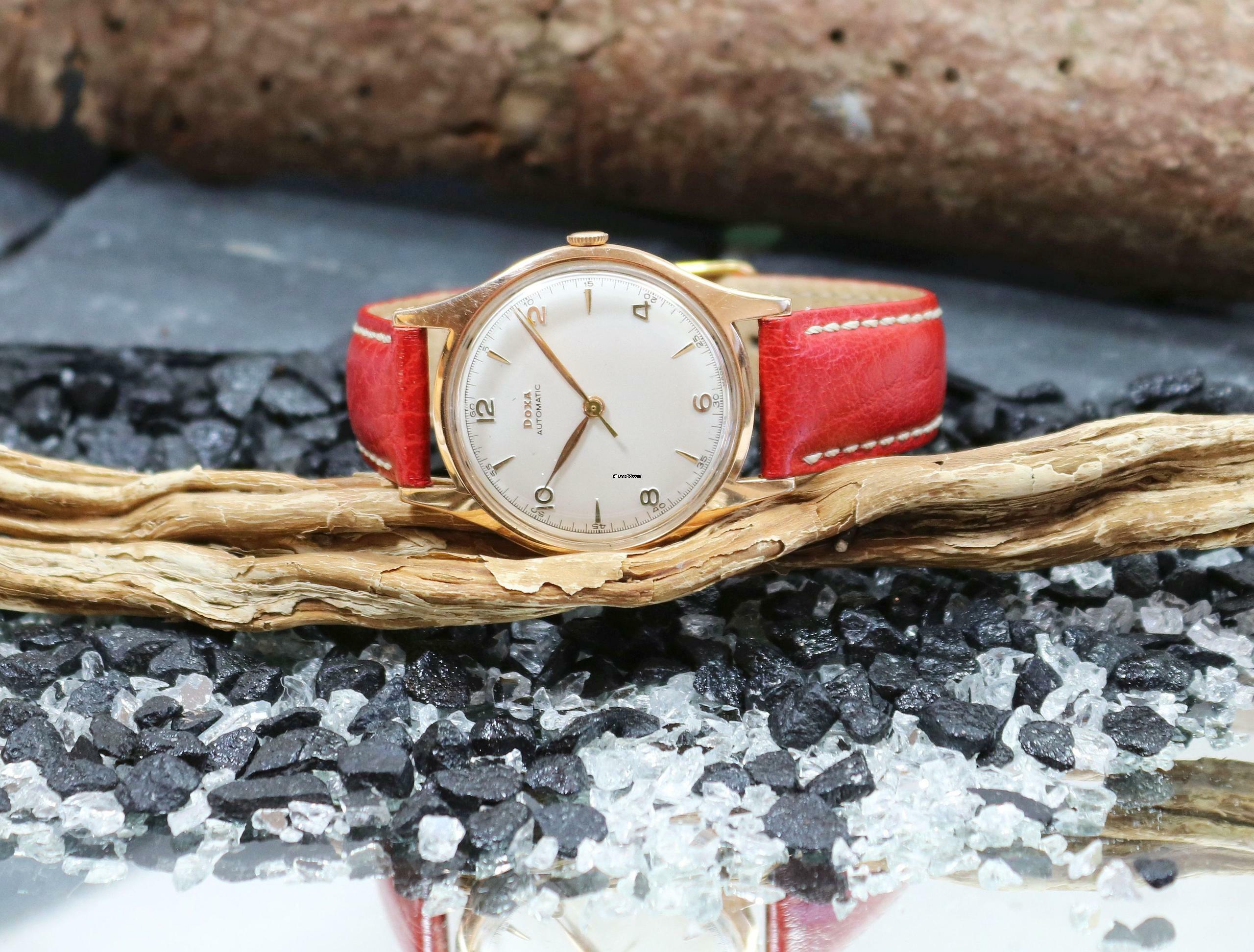 Doxa Classic Automatic Rose Gold 14Karat Reduced Price