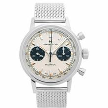 Thumbnail von Hamilton Intra-Matic H38429110 - American Classic Intra-Matic Chronograph Manual-winding White Dial Men's Watch </h1>