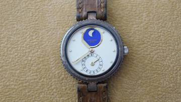Thumbnail von Gérald Genta Gefica Lady Moonwatch Bronze 26 mm mit Mondphase und Kalender </h1>