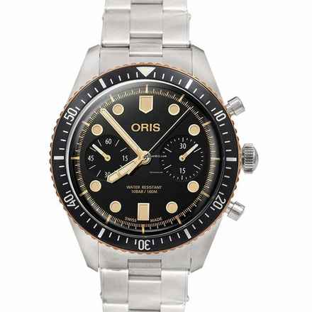  Oris Divers Sixty Five 01 771 7744 4354-07 8 21 18 - Divers Sixty-Five Chronograph Automatic Black Dial Mens Watc </h1> 