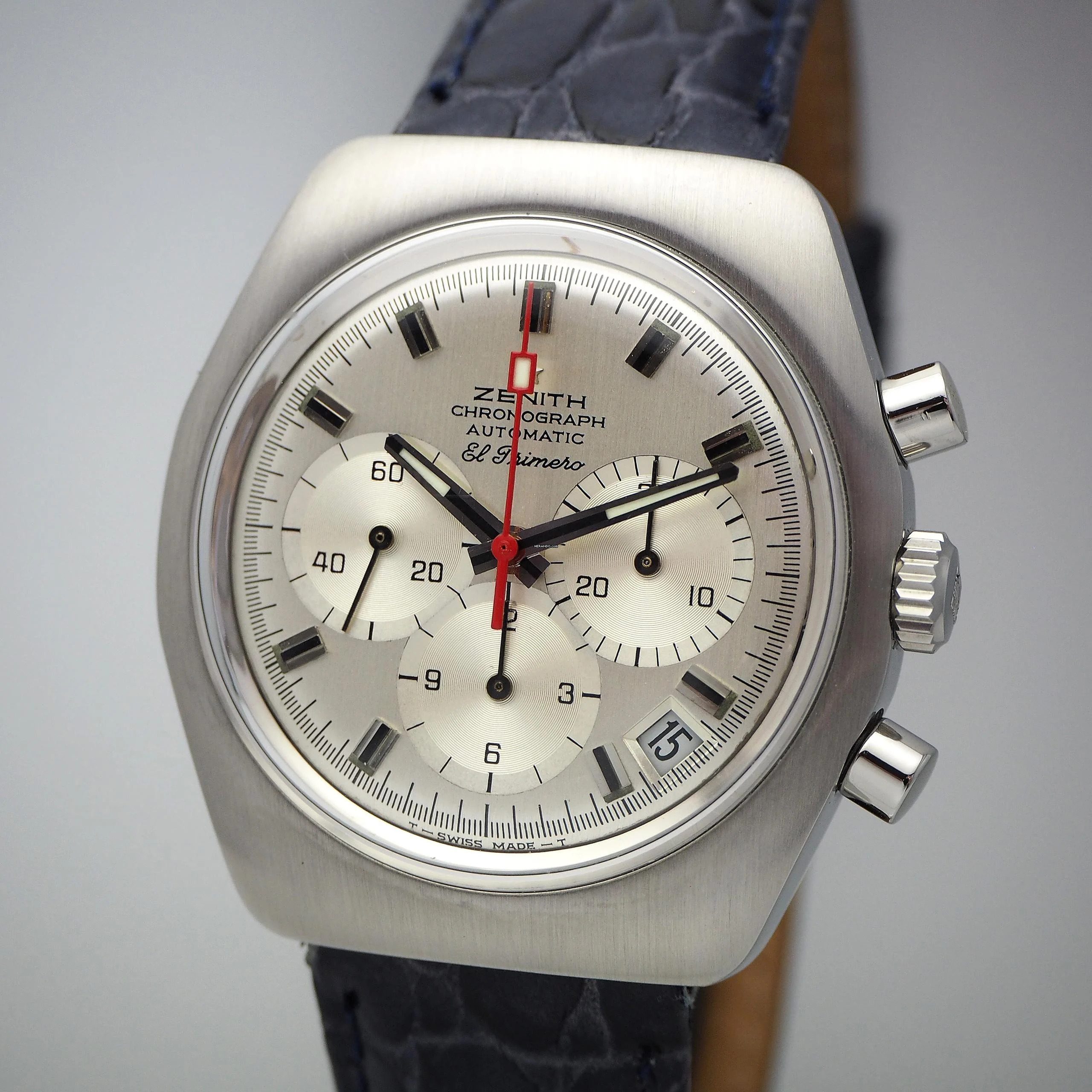  Zenith El Primero Chronograph A 787 Vintage El Primero 3019 very rare serviced </h1> 