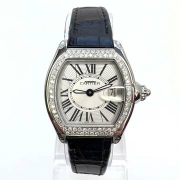  Cartier Roadster Quartz Steel 31mm 0.75TCW DIAMOND Watch </h1> 