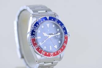 Thumbnail von Rolex GMT-Master 16750 Klassiker Tritium Dial Black 1987 Klassiker </h1>
