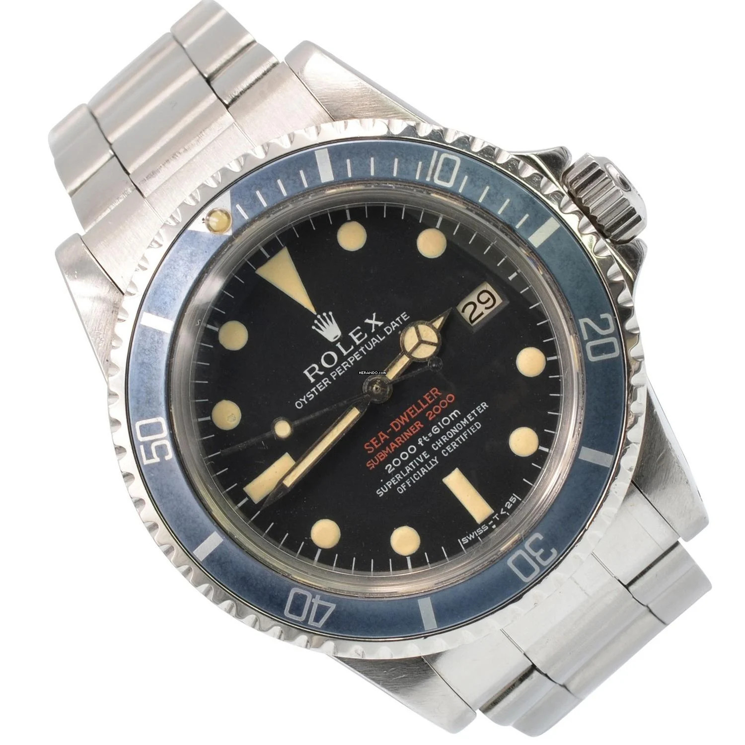 Rolex Sea-Dweller 1665 double red written MK2 dial Full Set 1973’s