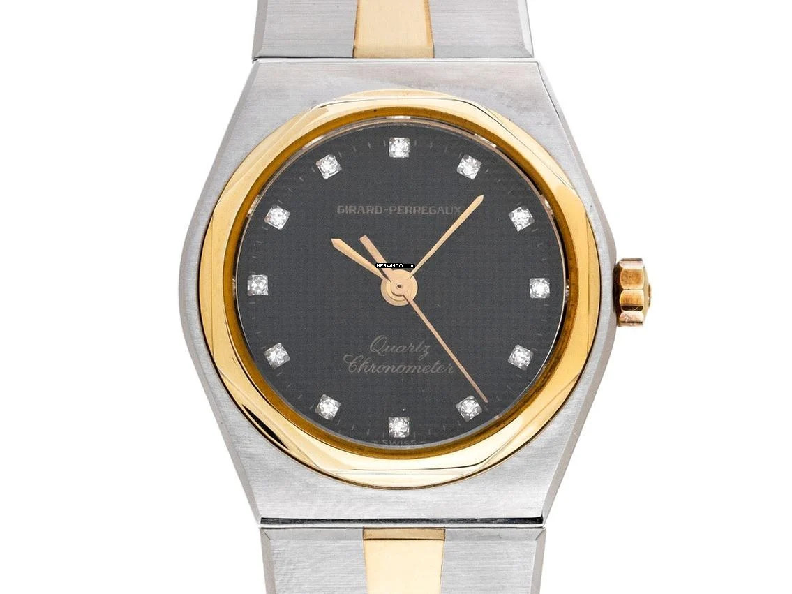  Girard Perregaux Laureato Ref.4460 WG 1978 original Box sehr gut Vintage  