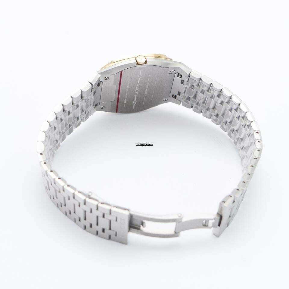 Thumbnail von Gucci YA163502 - 25H Quartz Gold-tone Dial Stainless Steel Ladies Watch </h1>