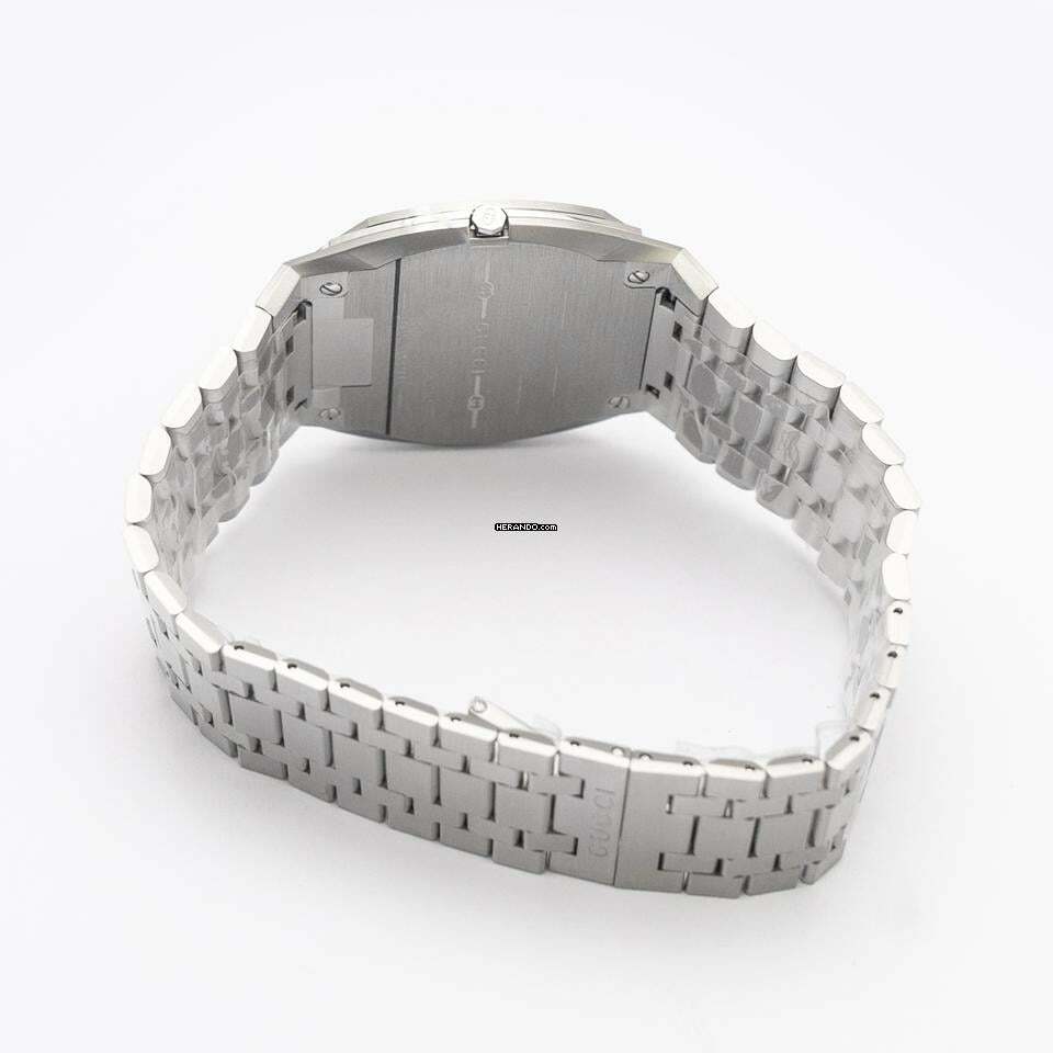 Thumbnail von Gucci YA163409 - 25H Quartz White Dial Stainless Steel Ladies Watch </h1>