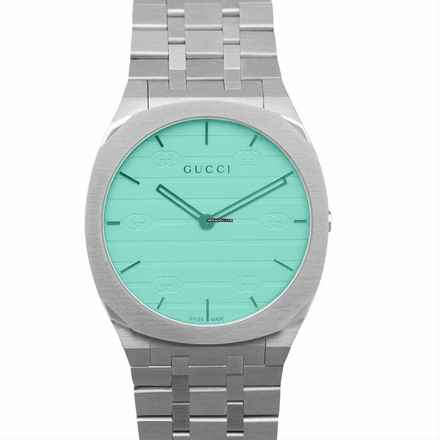  Gucci YA163409 - 25H Quartz White Dial Stainless Steel Ladies Watch </h1> 