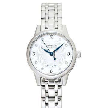  Montblanc Bohème 116498 - Bohème Automatic White Dial Stainless Steel Ladies Watch </h1> 