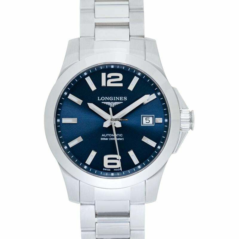 Longines Conquest L37764996 - Conquest Blue Dial Stainless Steel Automatic 39mm </h1>