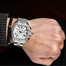 Thumbnail von Cartier Roadster Chronograph 2618 Automatic 42mm Steel ~4TCW DIAMOND Watch </h1>