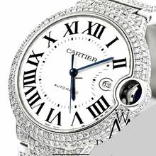 Thumbnail von Cartier Ballon Bleu 42mm Automatic Steel ~8TCW DIAMOND Watch </h1>