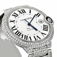 Thumbnail von Cartier Ballon Bleu 42mm Automatic Steel ~8TCW DIAMOND Watch </h1>