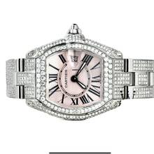 Thumbnail von Cartier Roadster Quartz 31mm Steel ~7TCW Diamond Watch </h1>