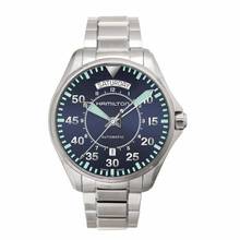 Thumbnail von Hamilton Khaki Pilot Day Date H64615145 - Khaki Aviation Automatic Blue Dial Stainless Steel Men's Watch </h1>