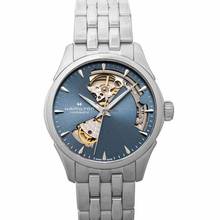 Thumbnail von Hamilton Jazzmaster Lady H32215140 - Jazzmaster Open Heart Lady Auto Stainless Steel Blue Dial Ladies Watch </h1>