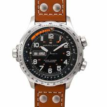 Thumbnail von Hamilton Khaki X-Wind H77755533 - Khaki Aviation Automatic Black Dial Stainless Steel Men's Watch </h1>