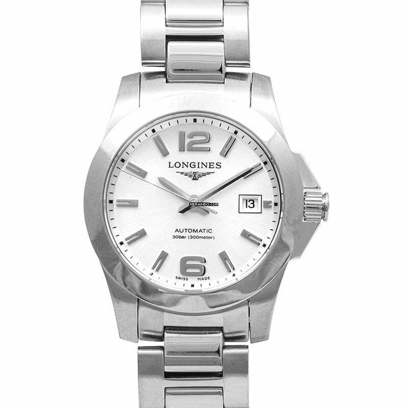 Longines Conquest L32764766 - Conquest Automatic Silver Dial Ladies Watch </h1>