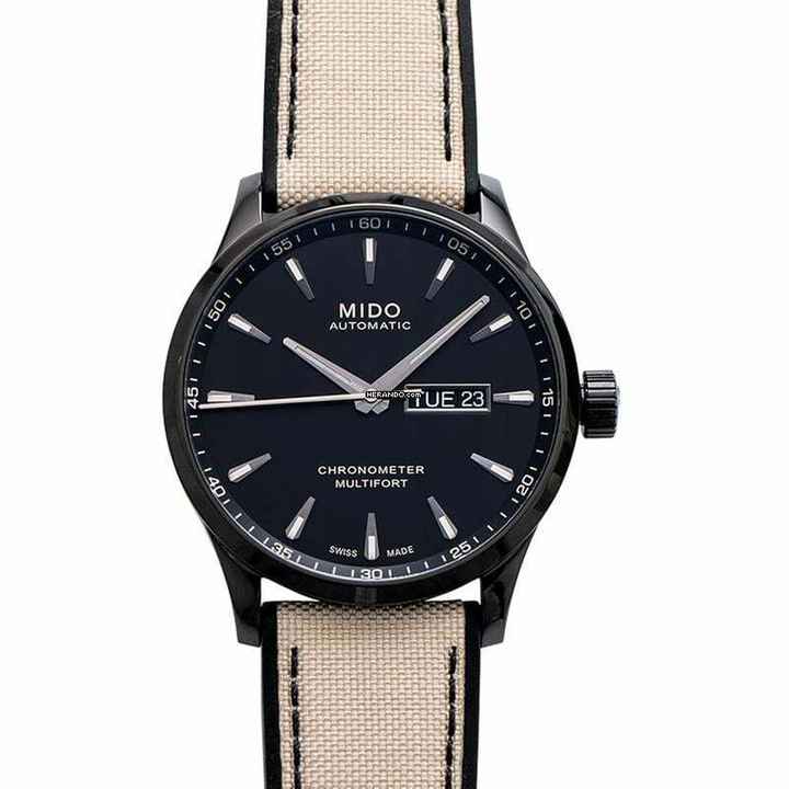  Mido Multifort M038.431.37.051.09 - Multifort Chronometer Automatic Black Dial Men's Watch </h1> 
