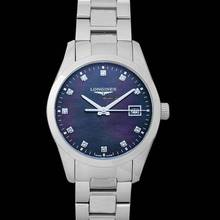 Thumbnail von Longines Conquest Classic L23864886 - Conquest Classic Quartz Black Mother of Pearl Dial Diamond Ladies Watch </h1>