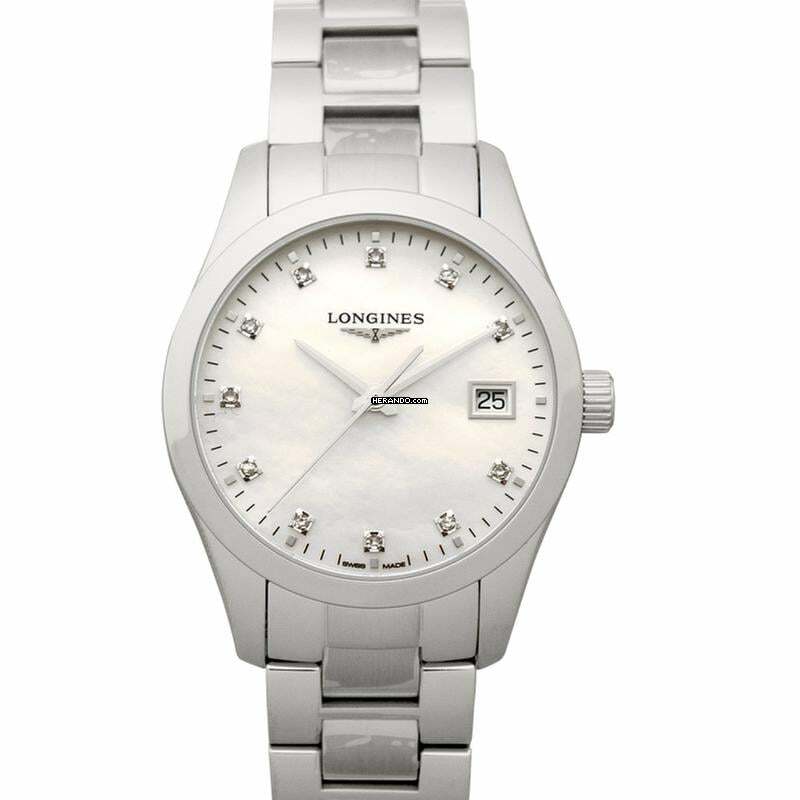 Longines Conquest Classic L23864876 - Conquest Classic Quartz White Dial Ladies Watch </h1> 