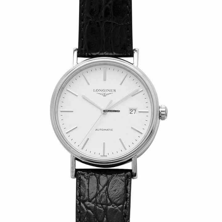  Longines Présence L49224122 - Presence Automatic White Dial Men's Watch </h1> 