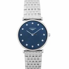 Thumbnail von Longines La Grande Classique L45124976 - La Grande Classique de Longines Quartz Blue Dial Diamond Ladies Watch </h1>