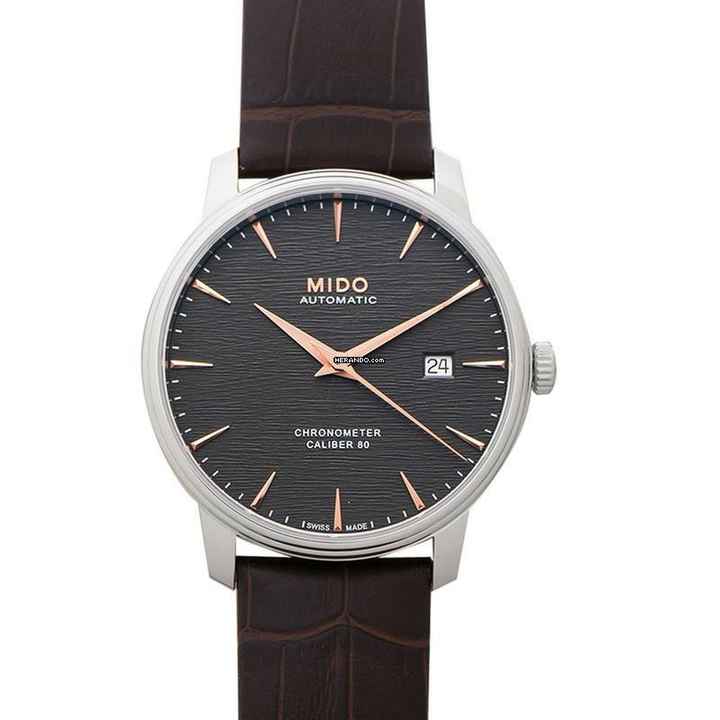  Mido Baroncelli M027.408.16.061.00 - Baroncelli Automatic Anthracite Dial Men's Watch </h1> 
