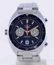 Thumbnail von TAG Heuer Autavia Orange Boy Chronograph Vintage Automatic Cal 12 Klassiker rar </h1>