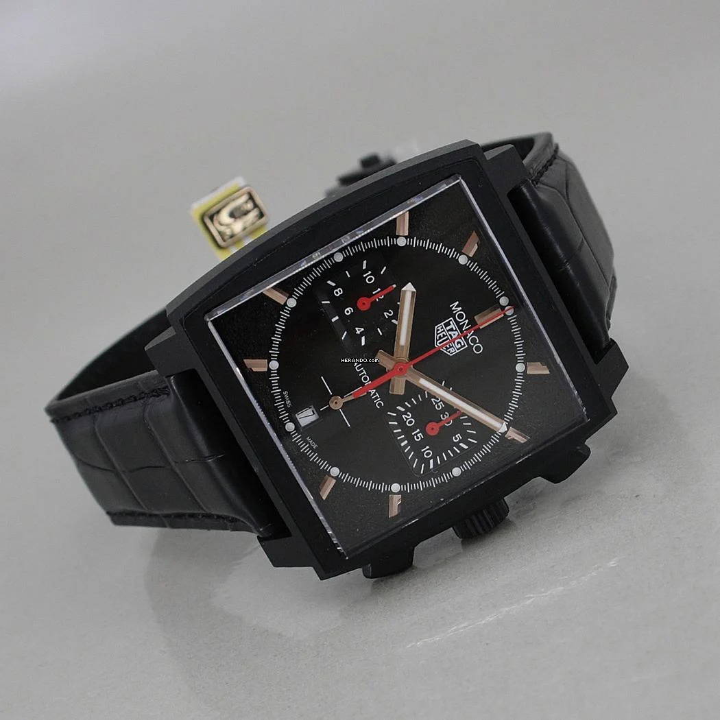  TAG Heuer Monaco Dark Lord ungetragen Full Set Deutsche Auslieferung  