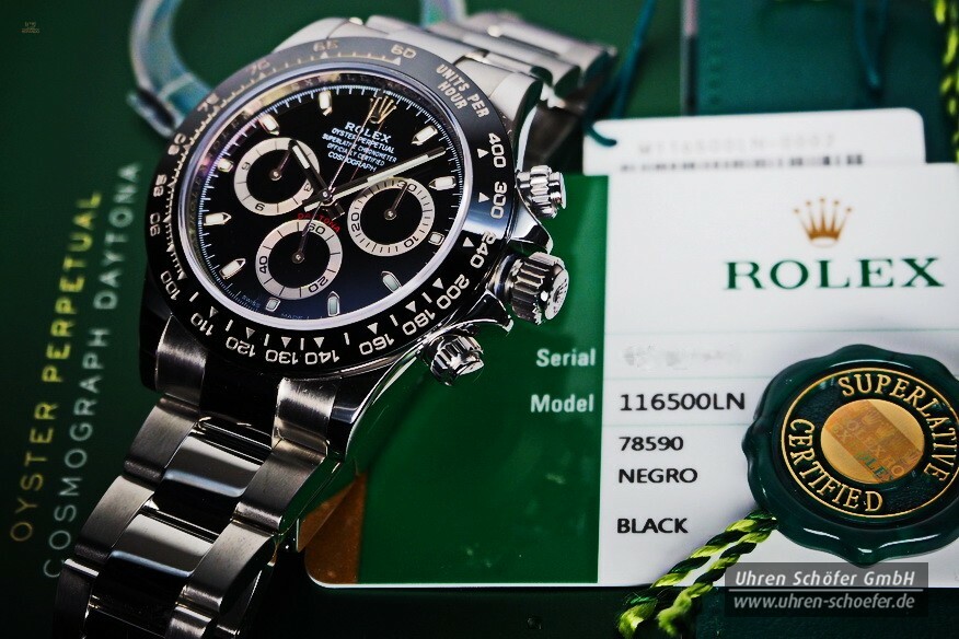 Thumbnail von ROLEX COSMOGRAPH DAYTONA "NEGRO" in Edelstahl