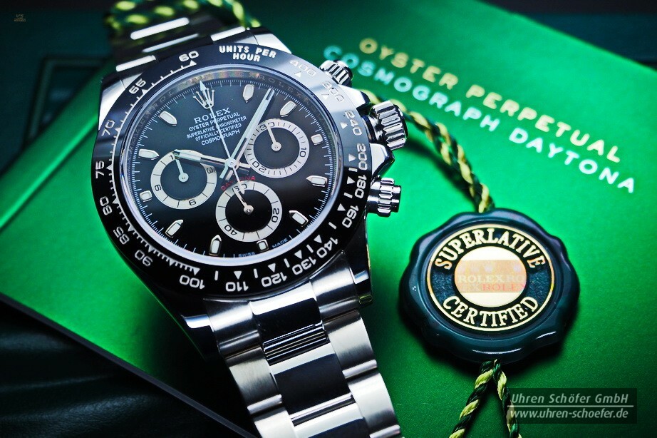 Thumbnail von ROLEX COSMOGRAPH DAYTONA "NEGRO" in Edelstahl