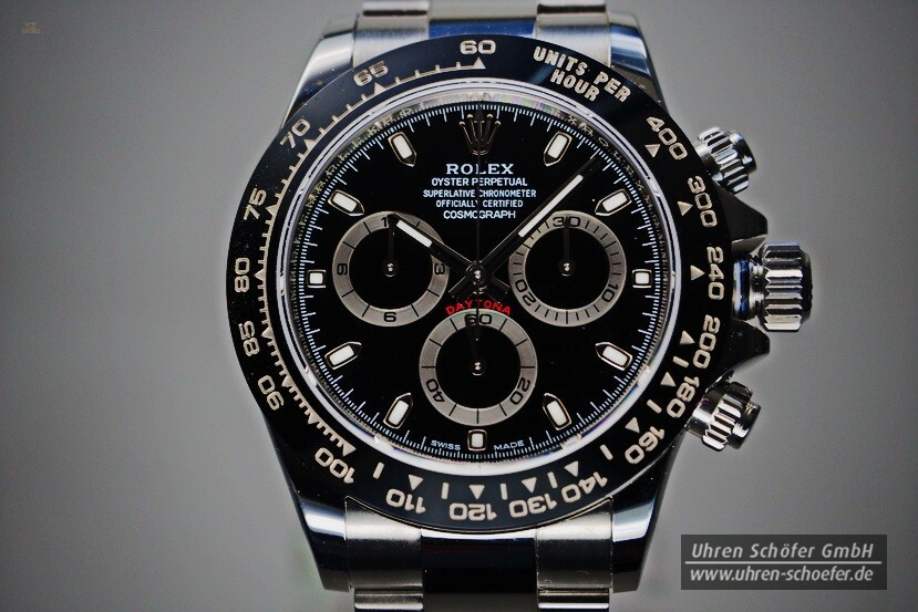 Thumbnail von ROLEX COSMOGRAPH DAYTONA "NEGRO" in Edelstahl