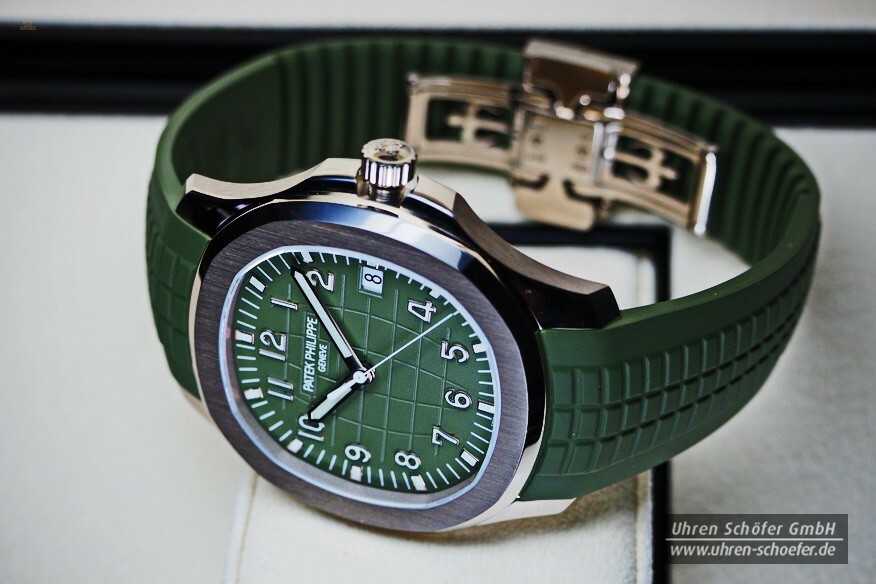 Thumbnail von PATEK PHILIPPE AQUANAUT "Jumbo" Weißgold & Khaki