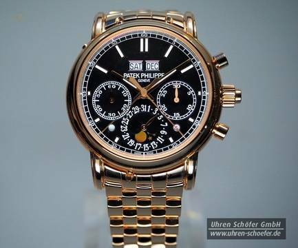 PATEK PHILIPPE Schleppzeiger-Chronograph & Ewiger Kalender