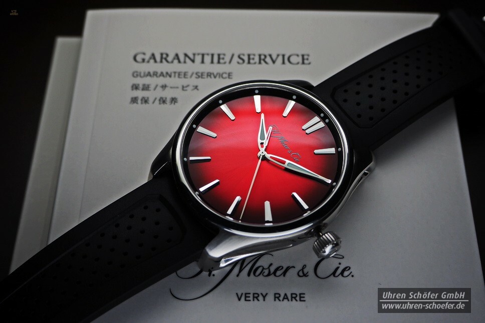 H.Moser & Cie. "PIONEER" in Edelstahl 