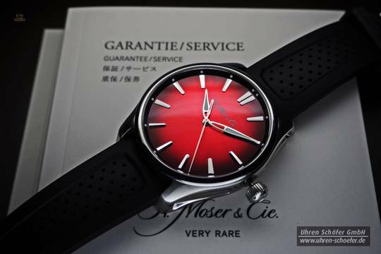 H.Moser & Cie. "PIONEER" in Edelstahl 