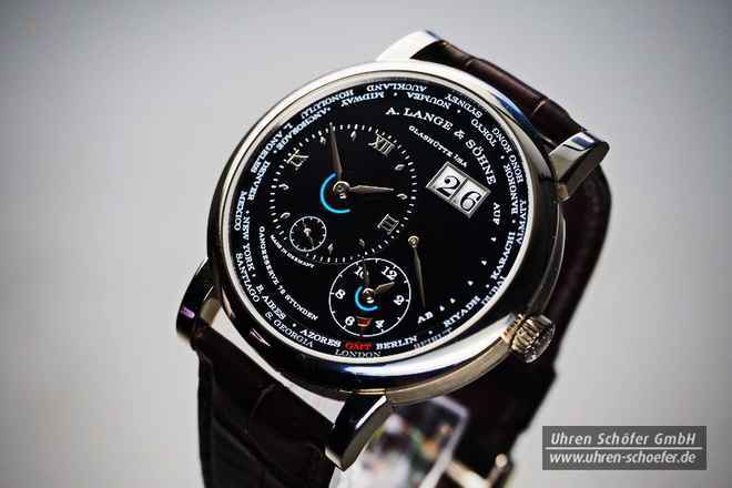 A.LANGE & SÖHNE "LANGE 1 Zeitzone" Weißgold