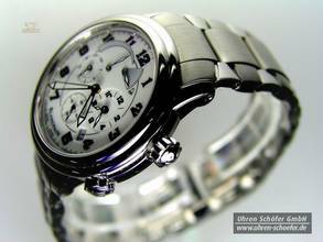 Thumbnail von BLANCPAIN LÉMAN Réveil GMT Date in Edelstahl