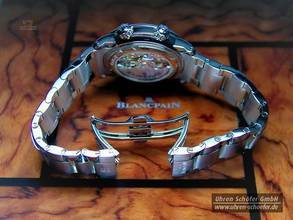 Thumbnail von BLANCPAIN LÉMAN Réveil GMT Date in Edelstahl