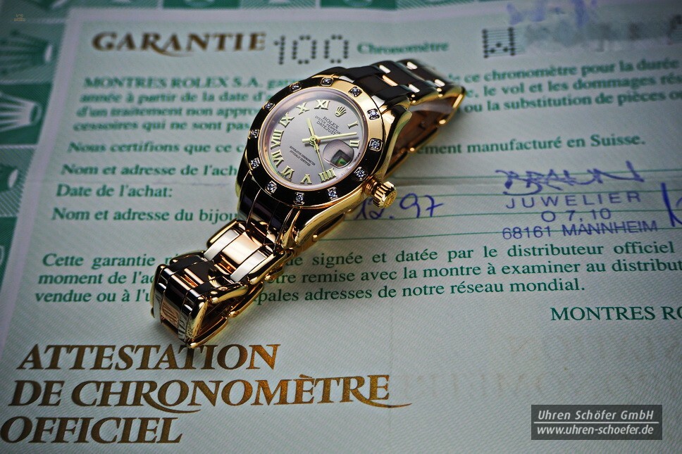 Thumbnail von ROLEX PEARLMASTER Gelb-Rosé-Weißgold