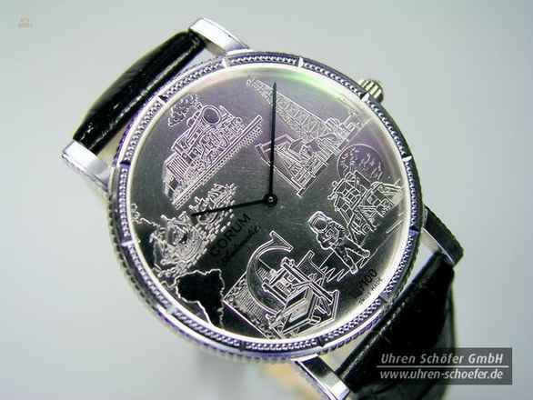 CORUM Münzuhr zur Jahrtausenwende, Weißgold, Automatik