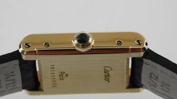 Thumbnail von Cartier Tank 18 Kt Gelbgold Tank Normale Paris Handaufzug Lady 20 x 28 mm C 78-1 </h1>