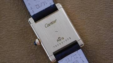 Thumbnail von Cartier Tank 18 Kt Gelbgold Tank Normale Paris Handaufzug Lady 20 x 28 mm C 78-1 </h1>