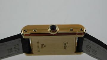 Thumbnail von Cartier Tank 18 Kt Gelbgold Tank Normale Paris Handaufzug Lady 20 x 28 mm C 78-1 </h1>