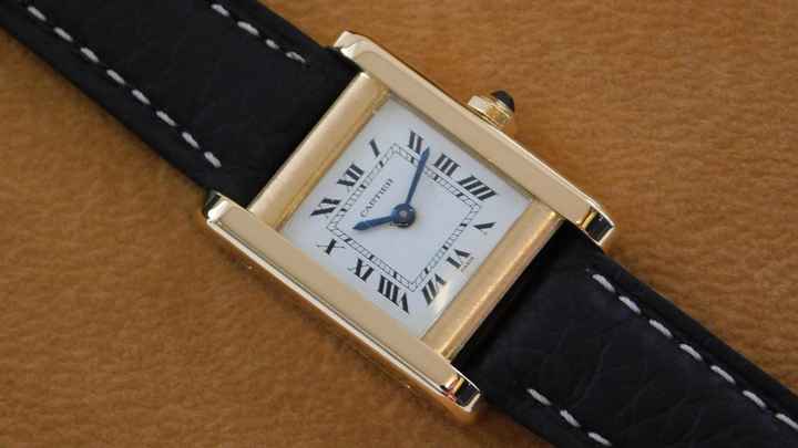  Cartier Tank 18 Kt Gelbgold Tank Normale Paris Handaufzug Lady 20 x 28 mm C 78-1 </h1> 