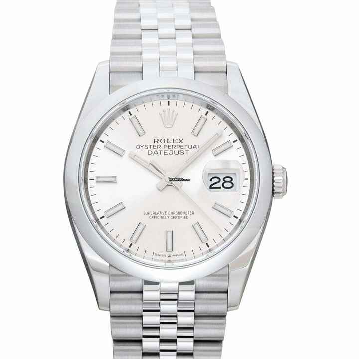  Rolex Datejust 36 126200-0001 - Datejust Automatic Silver-tone Dial Stainless Steel Unisex Watch </h1> 