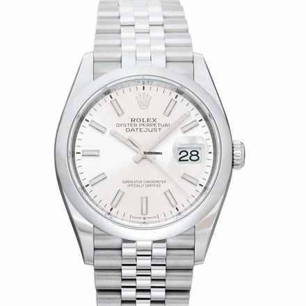  Rolex Datejust 36 126200-0001 - Datejust Automatic Silver-tone Dial Stainless Steel Unisex Watch </h1> 