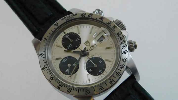  Tudor Big Block Oysterdate Prince Chronograph all Rolex Parts unpoliert mit original Box v 1979 </h1> 