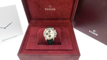 Thumbnail von Tudor Big Block Oysterdate Prince Chronograph all Rolex Parts unpoliert mit original Box v 1979 </h1>